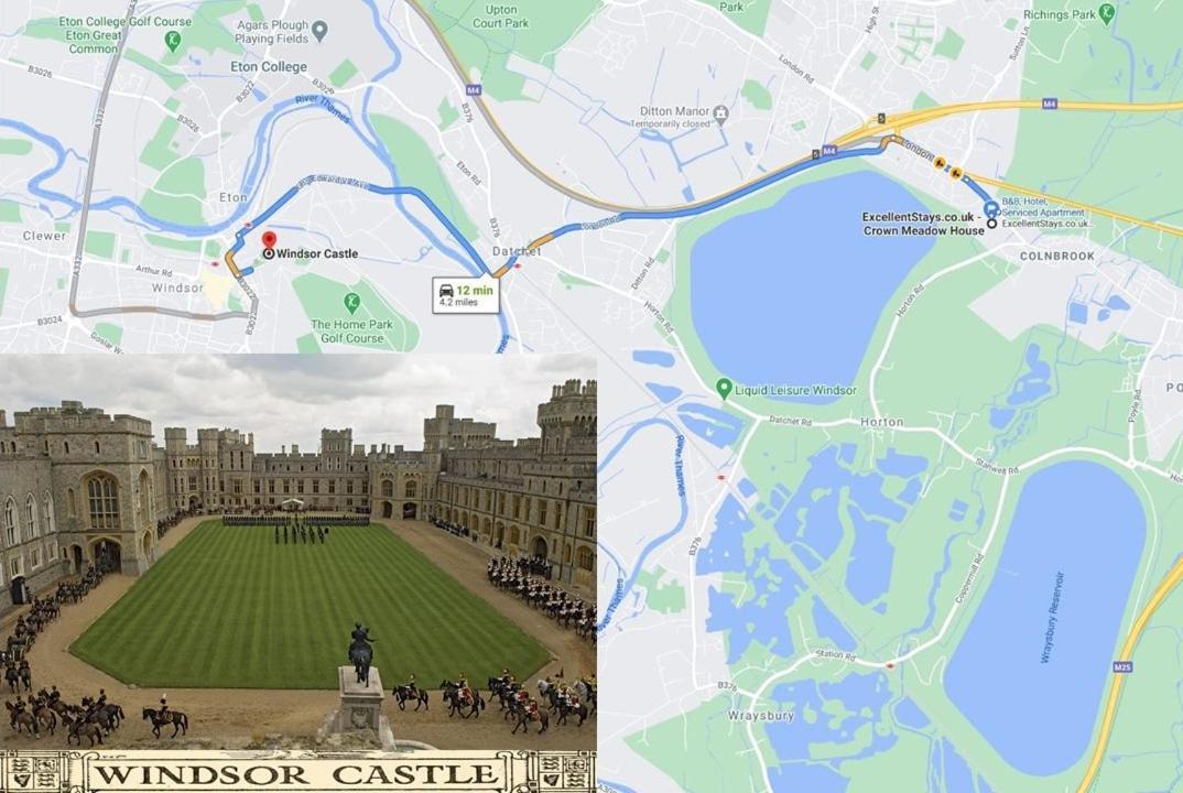Crown Meadow - 4 Bedroom House - Heathrow - Excellentstays Colnbrook Екстериор снимка